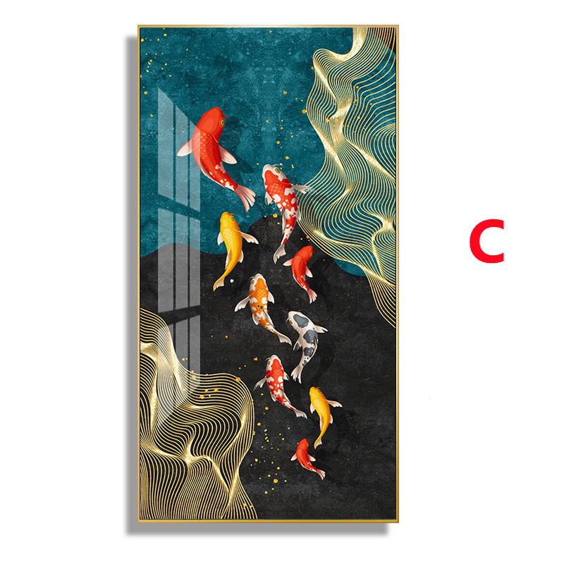 絵画 油絵 壁掛け魚インテリア開運現代美術品 寝室 飾り用 風景絵 魚額 絵画 油絵 壁掛け魚インテリア開運現代美術品 寝室 飾り用 風景絵 魚額