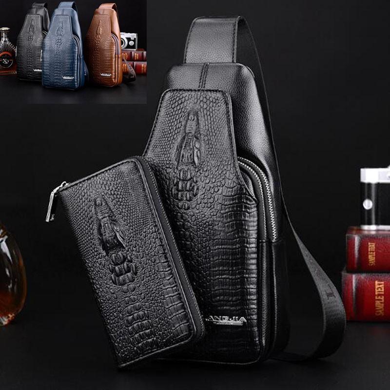 上質 ボディバッグ ショルダー メンズ 長財布贈り２点セット 鞄 ワニ柄 ビジネス フォーマル Ba510 フォリスト 通販 Yahoo ショッピング