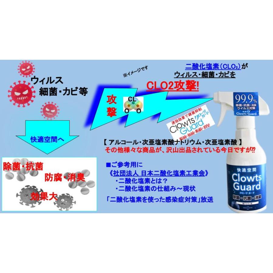 除去・除菌・防腐・消臭 4つのチカラがある成分【安定化(水成)二酸化