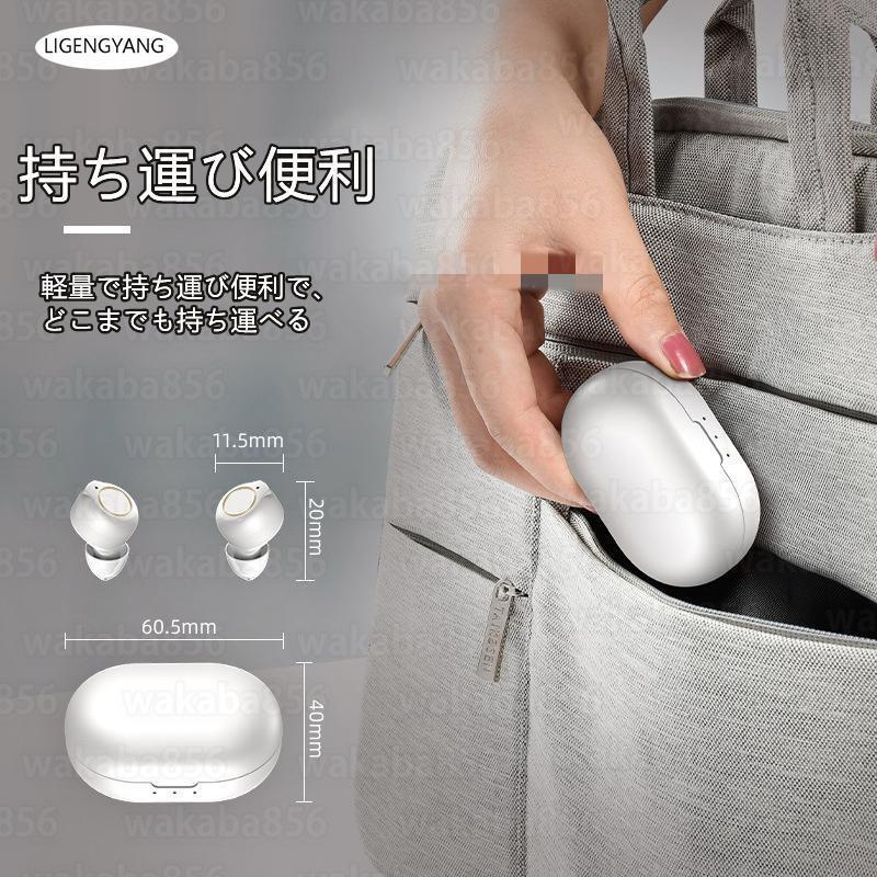 集音器 補聴器 デジタル USB 充電式 Bluetooth デザイン 両耳 (左右