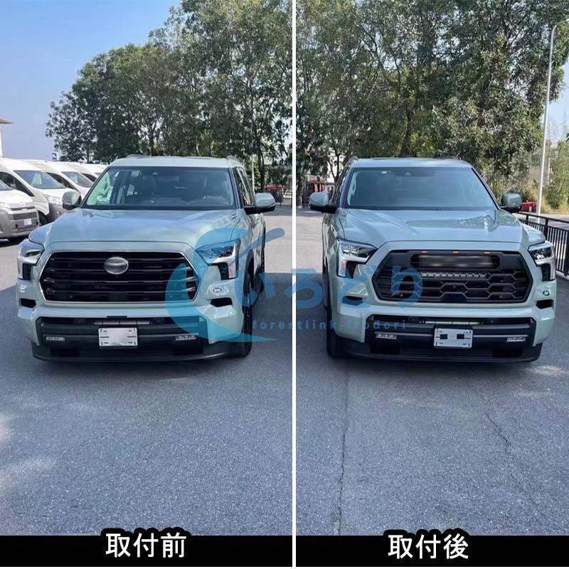 トヨタ セコイア Sequoia GRILLE 2001-2023 フロントグリル LED