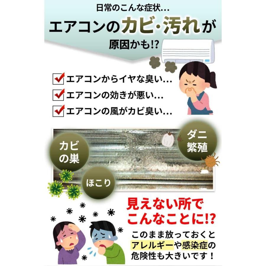 エアコン掃除 カバー 透明 \雑誌掲載 プロも絶賛/ 洗浄 シート かぶせるだけでらくらく洗浄 スチームクリーナー 対応 国内正規1年保証｜forestoyc｜06