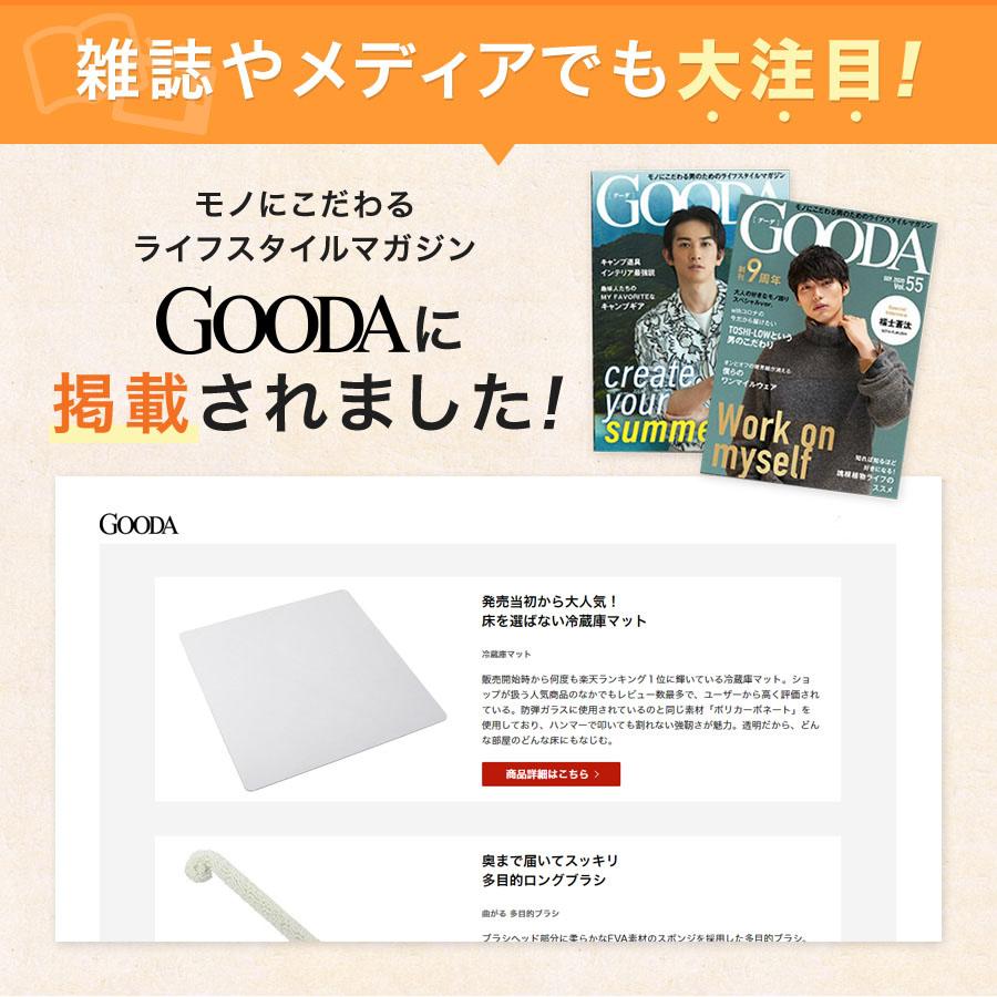 6月15日頃入荷予定　冷蔵庫マット \楽天8冠 雑誌掲載 圧倒的高評価 / 傷防止 下敷き 冷蔵庫 洗濯機 床保護 Sサイズ 53×62cm RM-01 国内正規2年保証｜forestoyc｜05