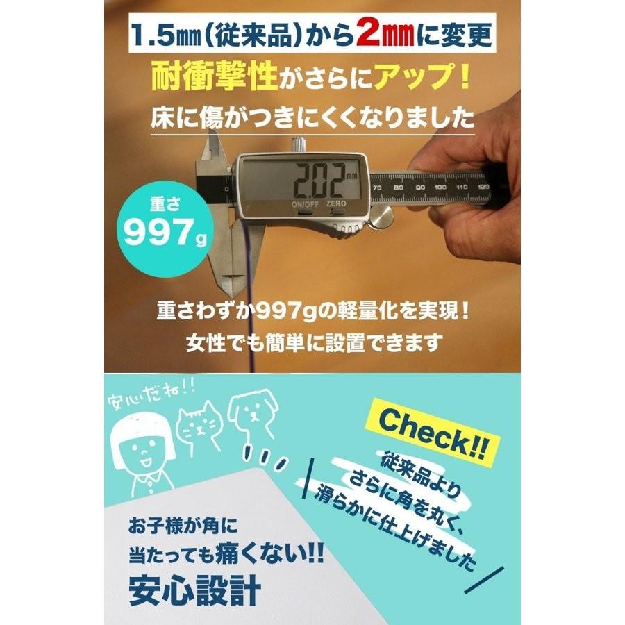 6月15日頃入荷予定　冷蔵庫マット \楽天8冠 雑誌掲載 圧倒的高評価 / 傷防止 下敷き 冷蔵庫 洗濯機 床保護 Sサイズ 53×62cm RM-01 国内正規2年保証｜forestoyc｜13