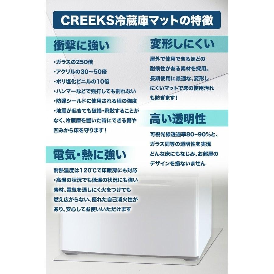 冷蔵庫マット \楽天8冠 雑誌掲載 圧倒的高評価 / 傷防止 下敷き 冷蔵庫 洗濯機 床保護 Mサイズ 65×70cm RM-02 国内正規2年保証 | ブランド登録なし | 20