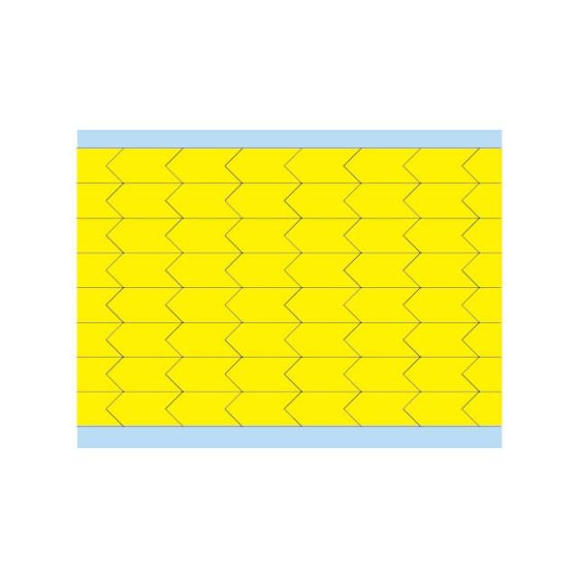 故障指示マークラベル DIA-375-YL(25CDS/BX) 黄 9.53x4.75mm (f493445)