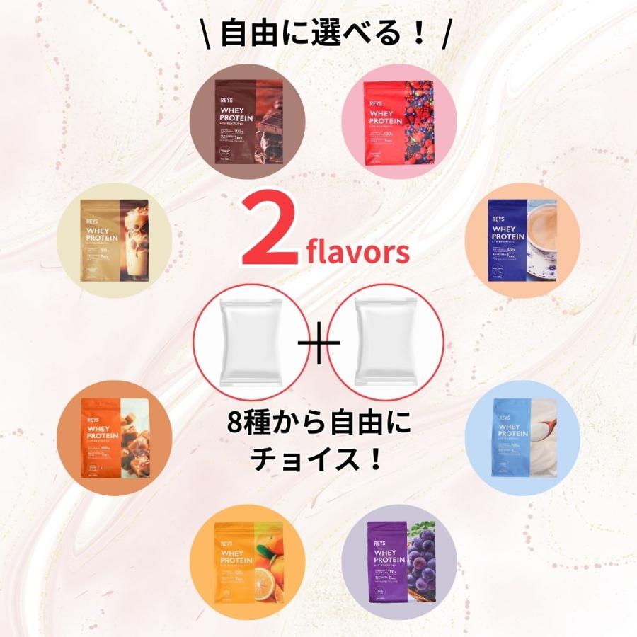 REYS（レイズ） プロテイン ホエイ プロテイン 選べる 2種類 2個セット