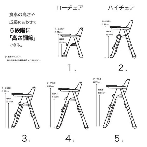 ベビーチェア セットアップ ハイローチェア 【送料無料】｜forestwood｜10