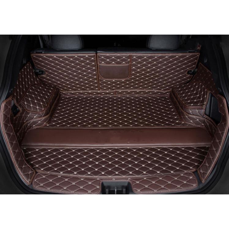 カスタム トランク マット プジョー 5008 革 防水 ライナー パッド