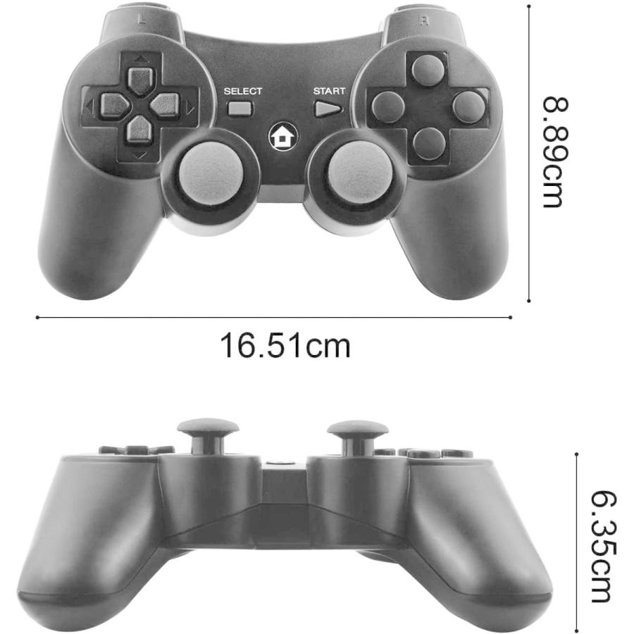 Ps3 コントローラー ワイヤレス 無線 ゲームパッド 振動機能 人間工学 Usb ケーブル 6軸リモートゲームパッド 充電式 Usb Ps Foret 公式ショップ 通販 Yahoo ショッピング