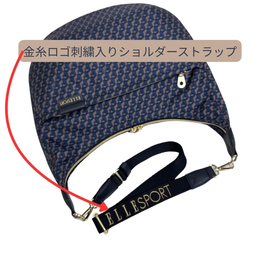 Elle Sport ポーチ ショルダー 2Way バッグ 新品 未使用 ELLESPORT ELLE SPORT 2WAYショルダーバッグ 軽量 はっ水 （GRAY