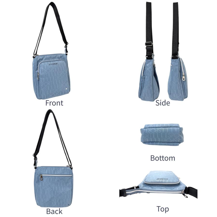 ELLE SPORT（エルスポーツ） ショルダーバッグ 上品に持てる縦型 