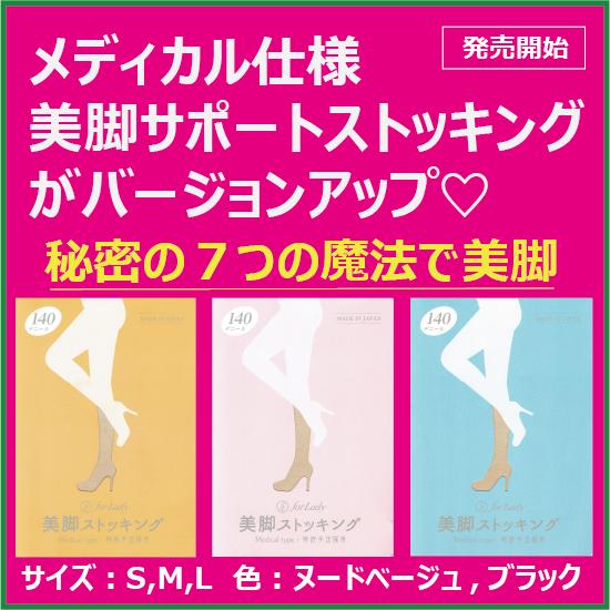 美脚サポート着圧ストッキング（３足セット） |  | 11