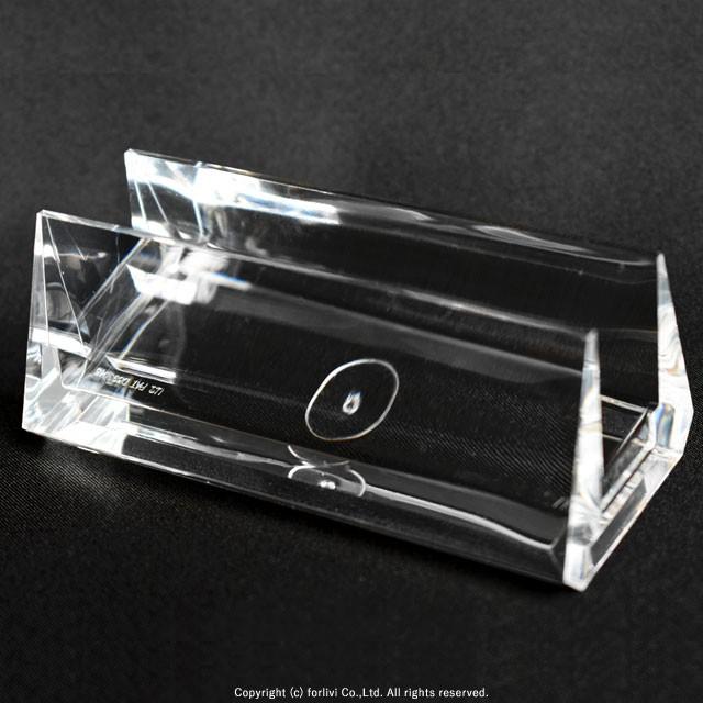 斜めカードホルダー 5142 カードケース 名刺入れ カードホルダー 名刺ケース アクリル 透明 卓上 机上 ビジネス デスク 小物 シンプル オシャレ デザイン 5142 アクリル雑貨専門店フォーリビ 通販 Yahoo ショッピング