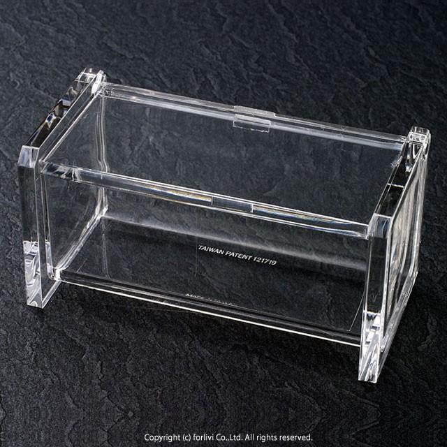 フラップボックスs H3076 コスメボックス クリアケース 小物入れ 収納ケース コスメボックス アクリルケース ディスプレイ ケース コレクション H3076 アクリル雑貨専門店フォーリビ 通販 Yahoo ショッピング