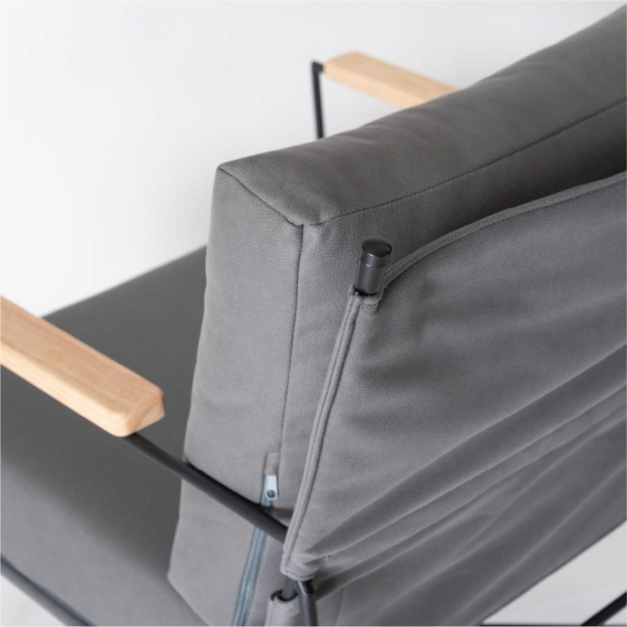 ダイニングチェア 椅子 おしゃれ 食卓椅子 イス 北欧 リビング 肘付き レザー 1脚 いす 背もたれ モダン シンプル アイアン ラウンジ キャメル グレー form 東谷 | 東谷 | 10