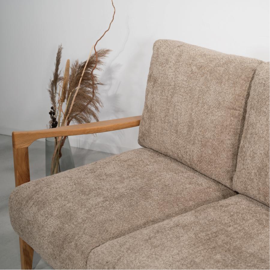 ソファー 幅189cm 3人掛け ダイニングソファ 肘掛け付き アーム付き 木脚 木枠 布地 大型 ワイド おしゃれ 北欧 ナチュラル ベージュ カーキ グリーン form 東谷 | 東谷 | 03