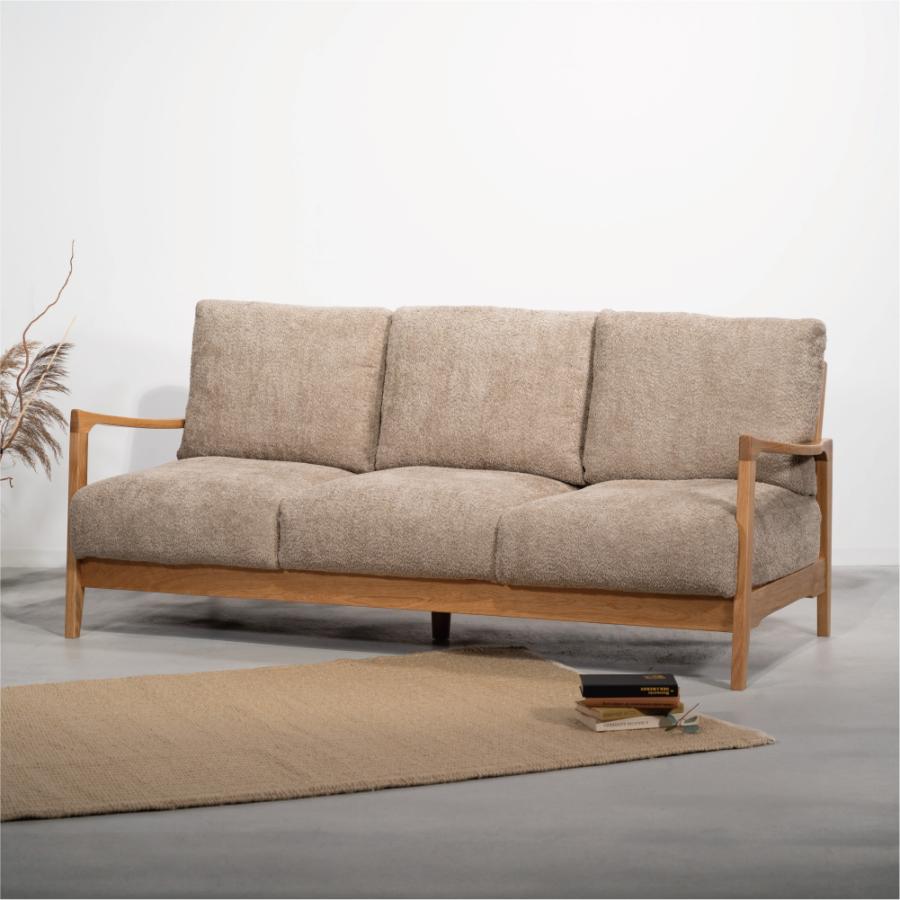 超人気！ソファー 2~3人掛け 肘付き高級感のあるソファ Beige ソファー