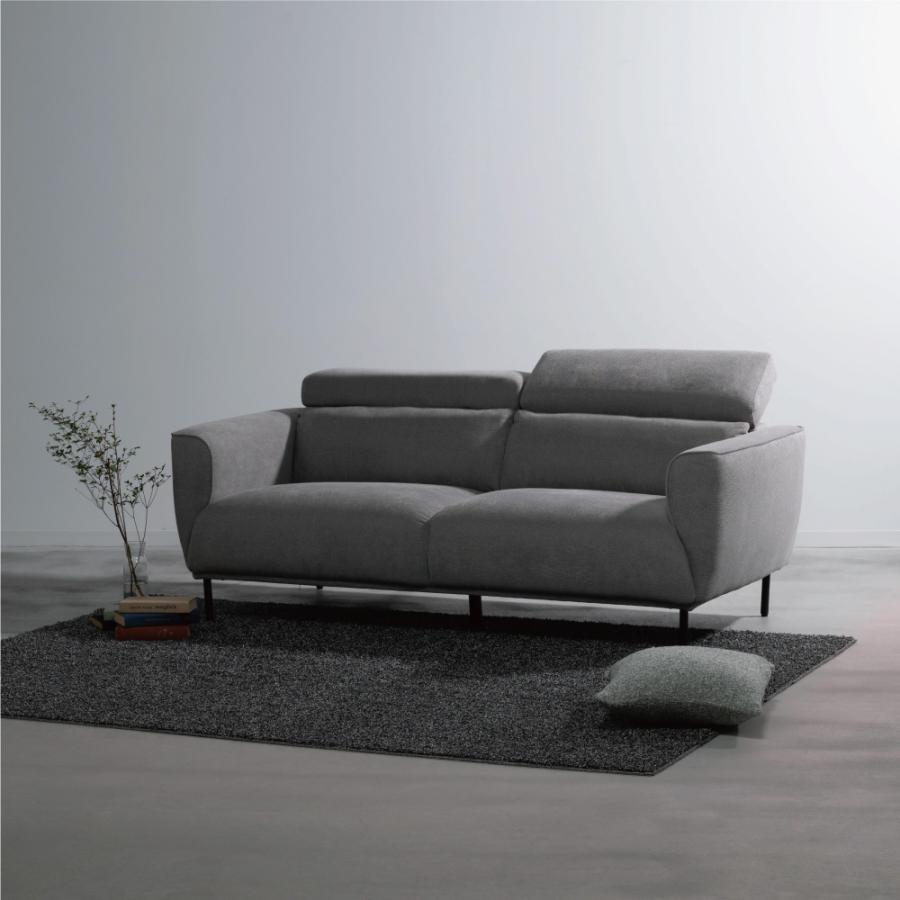 ソファー 幅185cm 3人掛け ダイニングソファ リクライニング ハイバック ヘッドレスト 肘掛け付き アーム付き 大型 おしゃれ モダン ベージュ グレー form 東谷 | 東谷 | 09