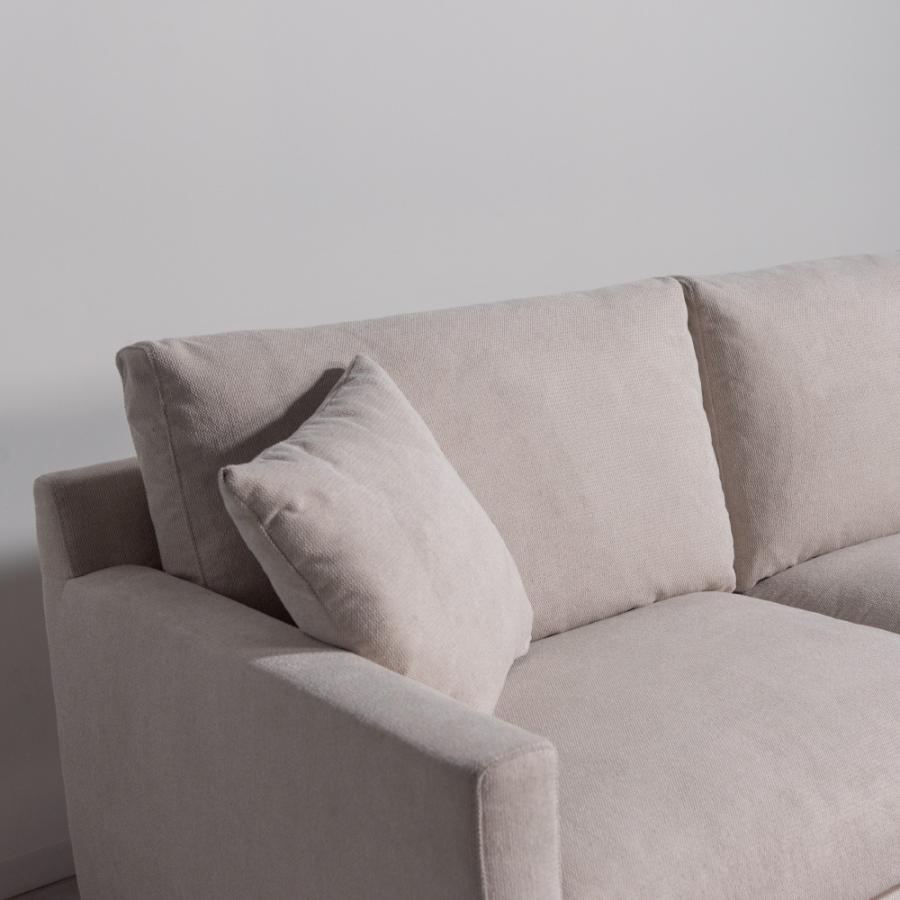 ソファー 幅182cm ローソファー 3人掛け ダイニングソファ 肘掛け付き アーム付き クッション付き 大きい おしゃれ シンプル グレー アイボリー form 東谷 | 東谷 | 03