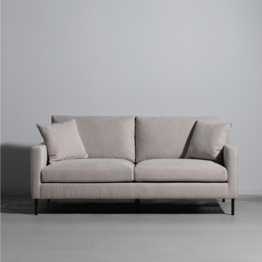 ソファー 幅182cm ローソファー 3人掛け ダイニングソファ 肘掛け付き アーム付き クッション付き 大きい おしゃれ シンプル グレー アイボリー form 東谷 | 東谷 | 11