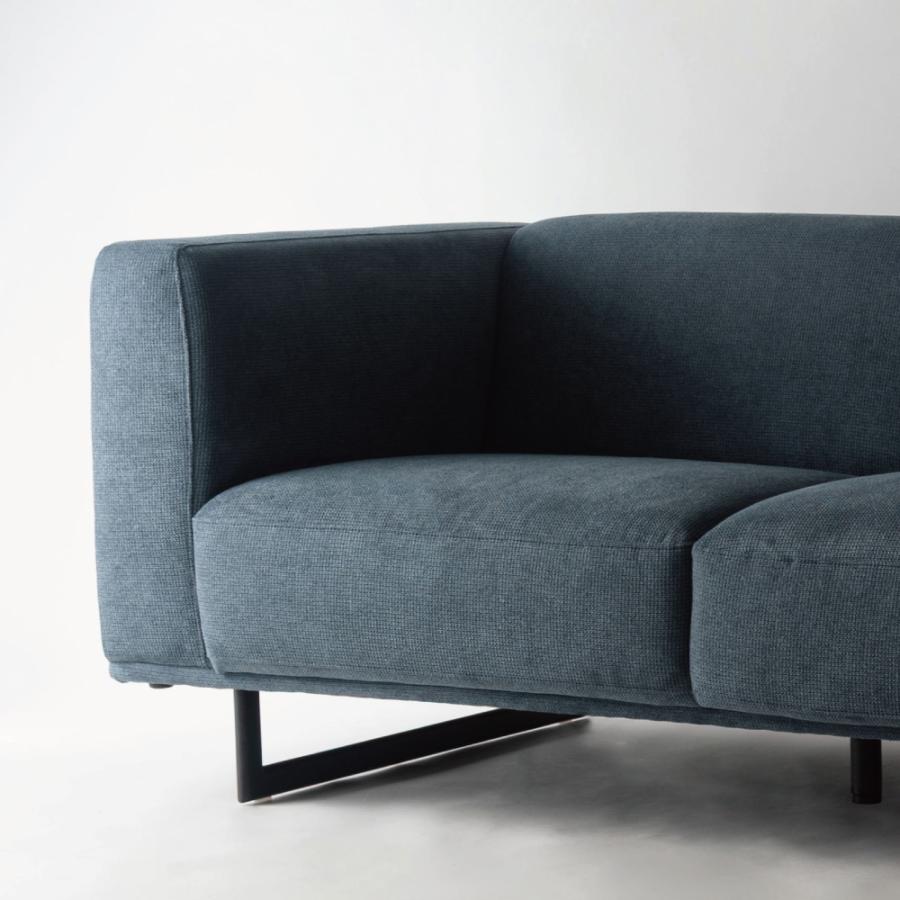 ソファー ローソファ 幅182cm 3人掛け ダイニングソファ 三人掛け 肘掛け アーム  おしゃれ 北欧 シンプル モダン ライトグレー ブルーグレー form 東谷 | 東谷 | 03