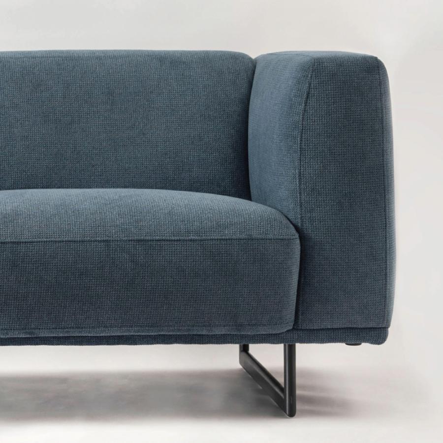 ソファー ローソファ 幅182cm 3人掛け ダイニングソファ 三人掛け 肘掛け アーム  おしゃれ 北欧 シンプル モダン ライトグレー ブルーグレー form 東谷 | 東谷 | 04