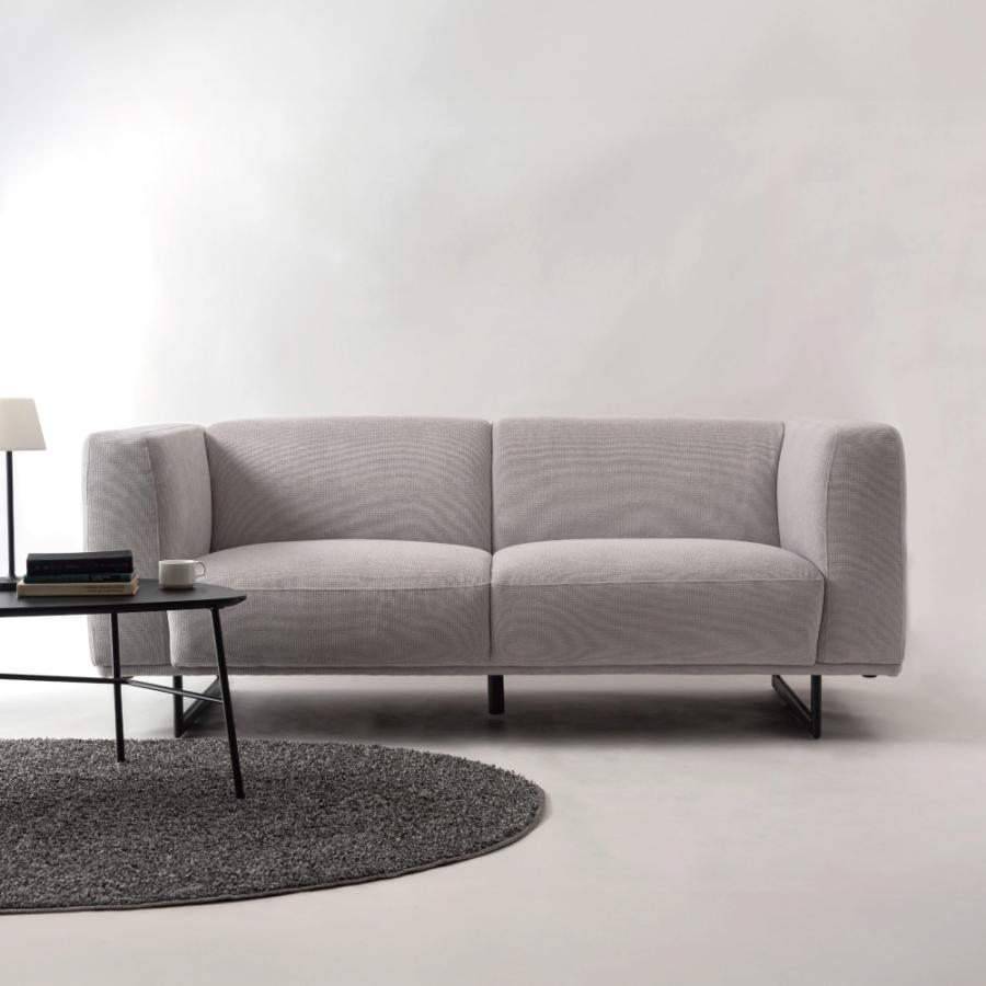 ソファー ローソファ 幅182cm 3人掛け ダイニングソファ 三人掛け 肘掛け アーム  おしゃれ 北欧 シンプル モダン ライトグレー ブルーグレー form 東谷 | 東谷 | 10