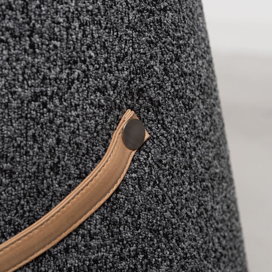 スツール 高さ42cm 椅子 オットマン 低い おしゃれ ロースツール 足置き台 小さい 背もたれなし 来客用 レザー モダン ライトグレー ダークグレー form 東谷 | 東谷 | 04