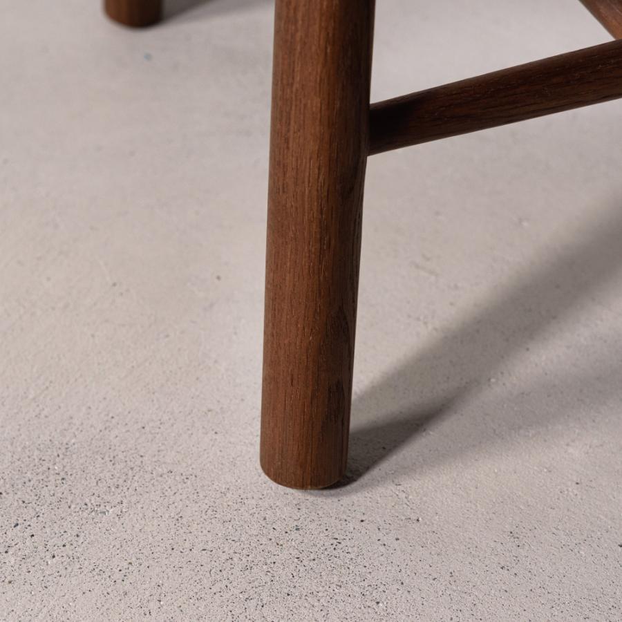 スツール 高さ43.5cm 木製 椅子 低い 玄関 おしゃれ ロースツール キッチン 小さい 背もたれなし 北欧 シンプル モダン ナチュラル ブラウン form 東谷 | 東谷 | 12