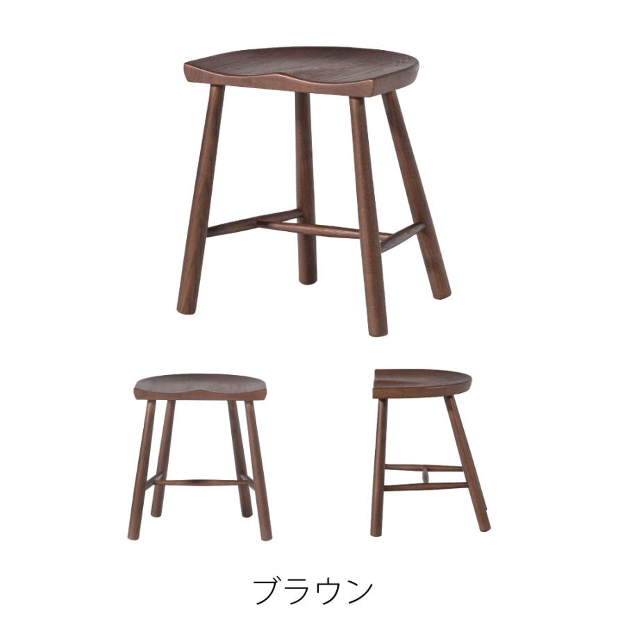 スツール 高さ43.5cm 木製 椅子 低い 玄関 おしゃれ ロースツール キッチン 小さい 背もたれなし 北欧 シンプル モダン ナチュラル ブラウン form 東谷 | 東谷 | 20