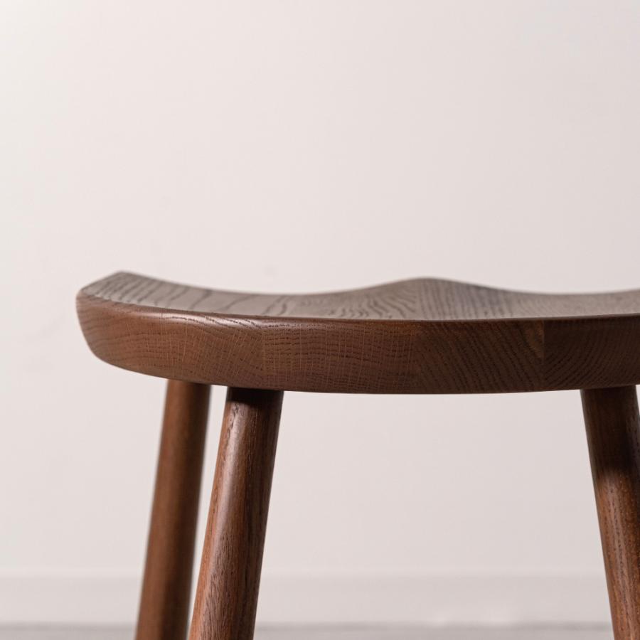 スツール 高さ43.5cm 木製 椅子 低い 玄関 おしゃれ ロースツール キッチン 小さい 背もたれなし 北欧 シンプル モダン ナチュラル ブラウン form 東谷 | 東谷 | 10