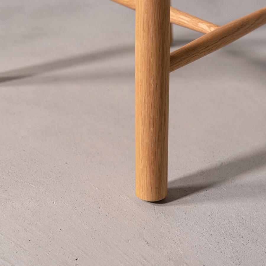 スツール 高さ43.5cm 木製 椅子 低い 玄関 おしゃれ ロースツール キッチン 小さい 背もたれなし 北欧 シンプル モダン ナチュラル ブラウン form 東谷 | 東谷 | 11