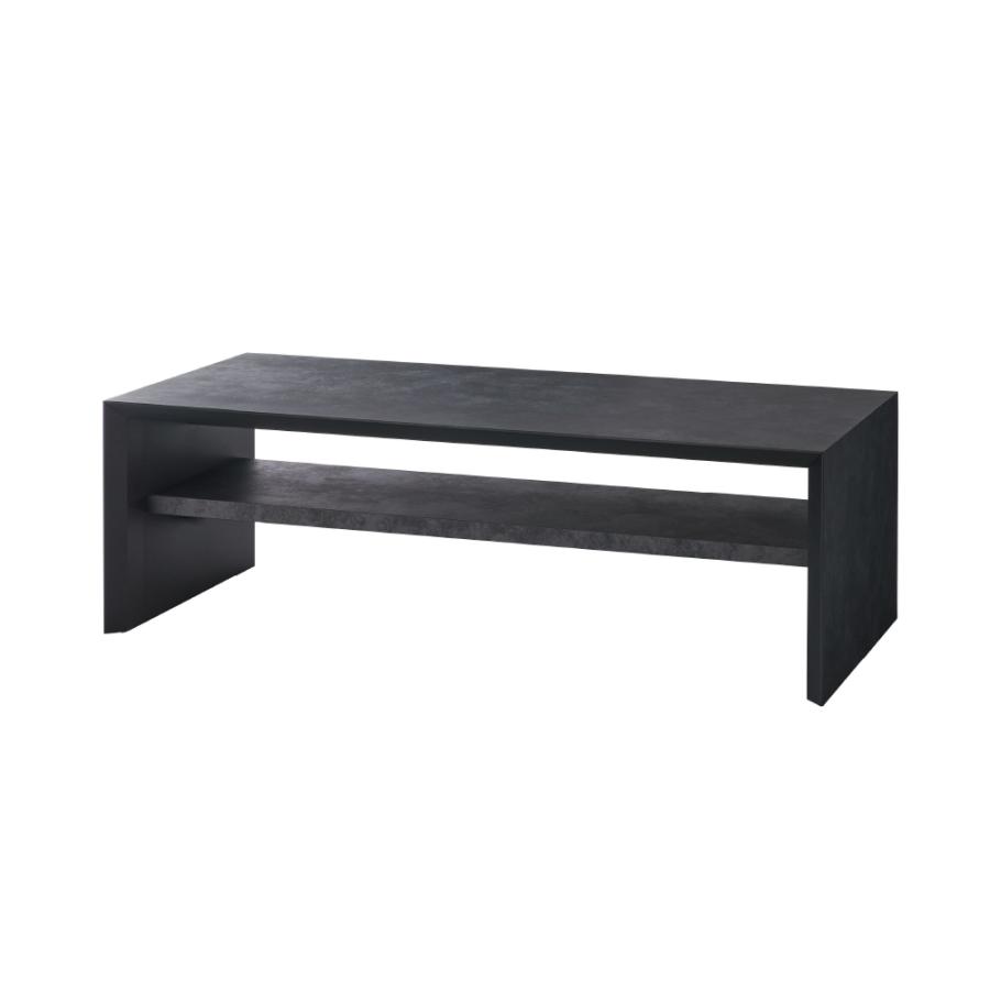 ローテーブル 幅120cm 高さ38cm センターテーブル リビング おしゃれ 収納 大理石調 棚付き てーぶる 大きい モダン シンプル 日本製 国産 グレー form 東谷 | 東谷 | 13