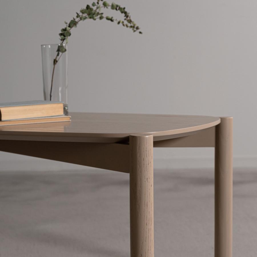 ローテーブル 幅110cm 高さ38cm センターテーブル リビング おしゃれ てーぶる 大きい 木製 天然木 シンプル モダン ナチュラル ブラウン グレージュ form 東谷 | 東谷 | 06