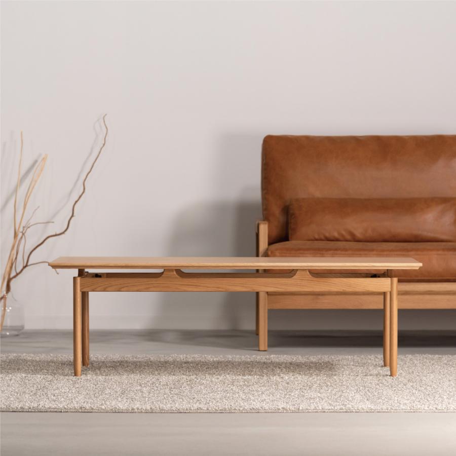 ローテーブル 幅120cm 高さ38cm センターテーブル リビング おしゃれ てーぶる 大きい 木製 天然木 シンプル モダン 大きめ ナチュラル ブラウン form 東谷 | 東谷 | 09