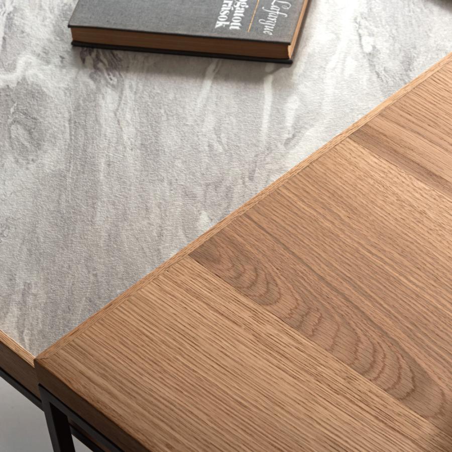 ローテーブル 2個セット センターテーブル リビング おしゃれ ネストテーブル 大理石調 てーぶる 正方形 北欧 シンプル モダン ナチュラル ブラック form 東谷 | 東谷 | 09