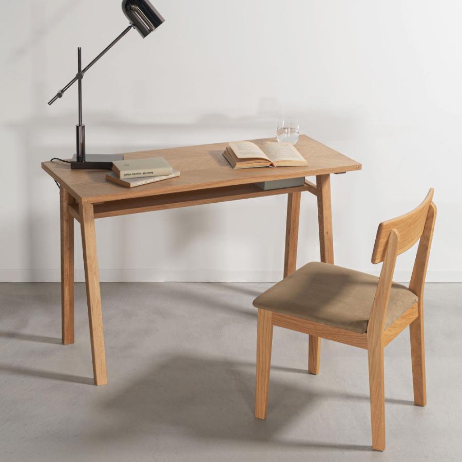 デスク 幅110cm パソコンデスク 机 学習 勉強 pcデスク 棚付き 収納 書斎 おしゃれ 作業 つくえ シンプル コンパクト 木製 ナチュラル ブラウン form 東谷 | 東谷 | 13