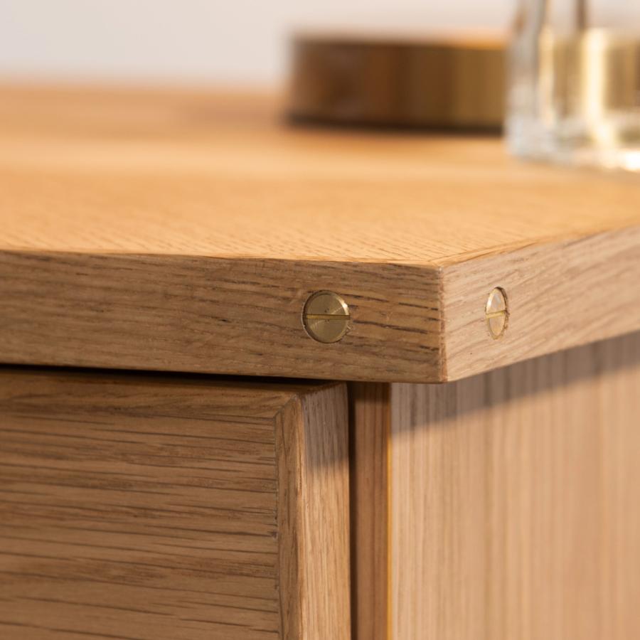 デスク 幅120cm パソコンデスク 机 学習 勉強 pcデスク収納 書斎 おしゃれ テレワーク 作業 引き出し つくえ 木製 天然木 ナチュラル ブラウン form 東谷 | 東谷 | 09