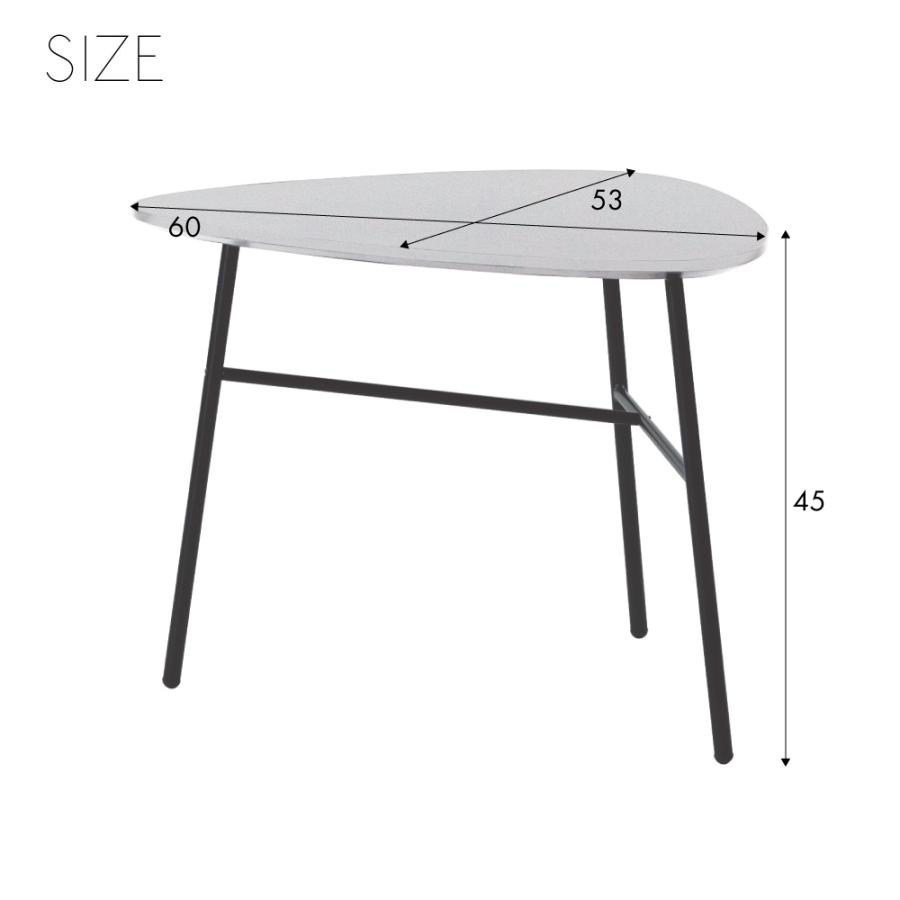 サイドテーブル 幅60cm ベッドサイド ナイトテーブル ミニ ソファーテーブル おしゃれ カフェ 北欧 シンプル モダン コンパクト ブラック グレー 黒 form 東谷 | 東谷 | 14