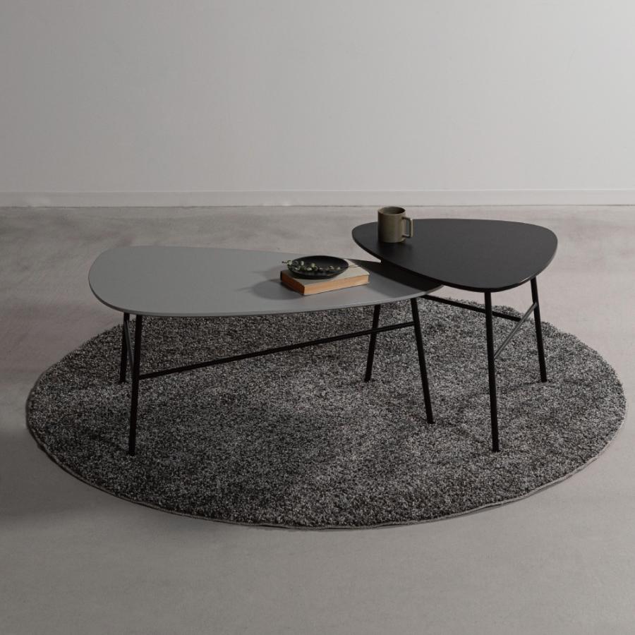 サイドテーブル 幅60cm ベッドサイド ナイトテーブル ミニ ソファーテーブル おしゃれ カフェ 北欧 シンプル モダン コンパクト ブラック グレー 黒 form 東谷 | 東谷 | 07