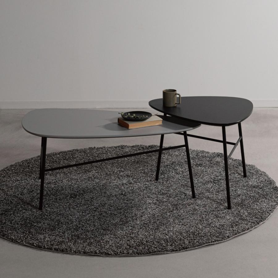 ローテーブル 幅93cm センターテーブル リビング おしゃれ ミニ 小さい てーぶる 一人暮らし 小さめ シンプル コンパクト ブラック グレー 黒 form 東谷 | 東谷 | 06