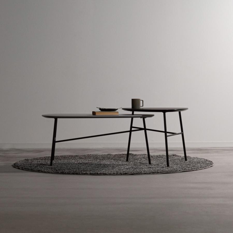 ローテーブル 幅93cm センターテーブル リビング おしゃれ ミニ 小さい てーぶる 一人暮らし 小さめ シンプル コンパクト ブラック グレー 黒 form 東谷 | 東谷 | 09