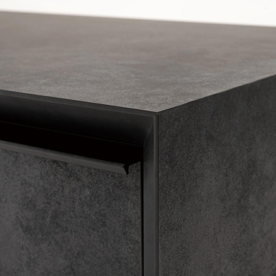 テレビ台 テレビボード 幅180cm ローボード 収納 棚板 引き戸 扉付き スライド 大きい 55インチ 55型 石目調 モルタル調 木目調 グレー おしゃれ form 東谷 | 東谷 | 05