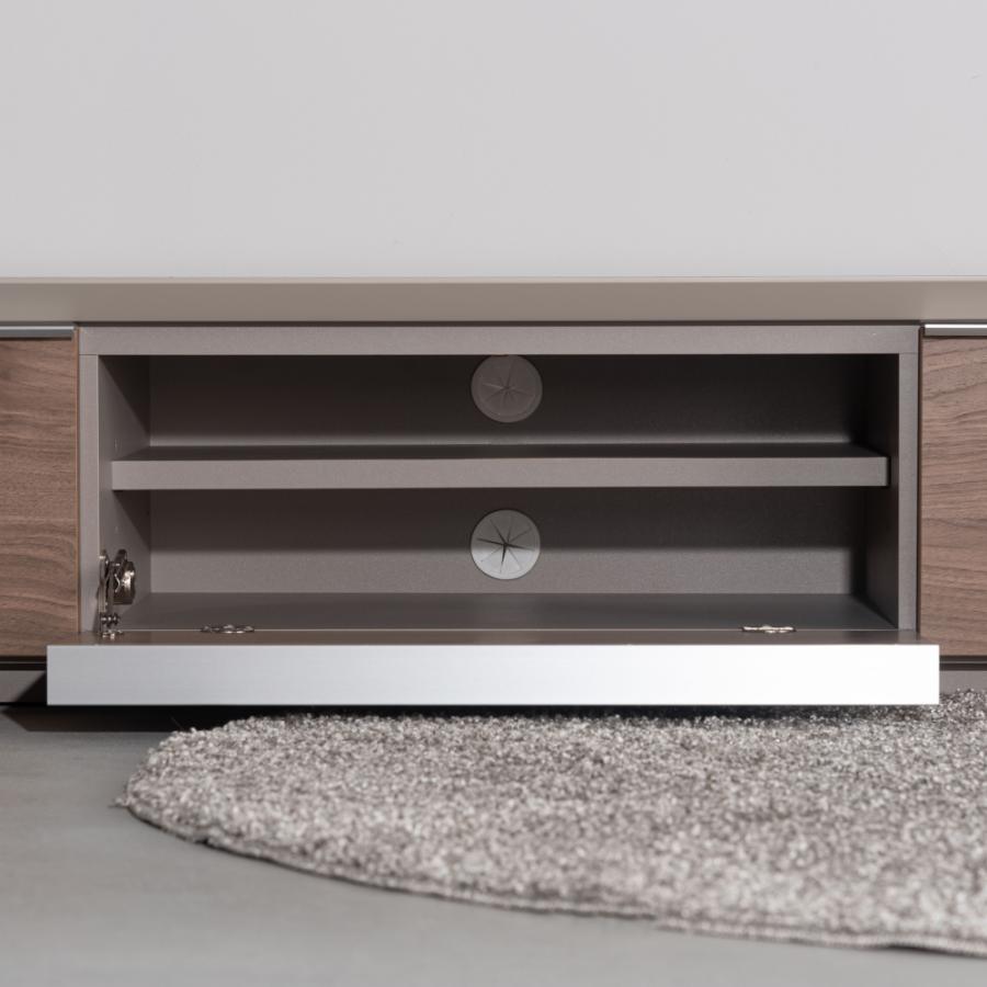 テレビ台 テレビボード 幅180cm ローボード 収納 棚板 引き戸 扉付き スライド 大きい 55インチ 55型 石目調 モルタル調 木目調 グレー おしゃれ form 東谷 | 東谷 | 08