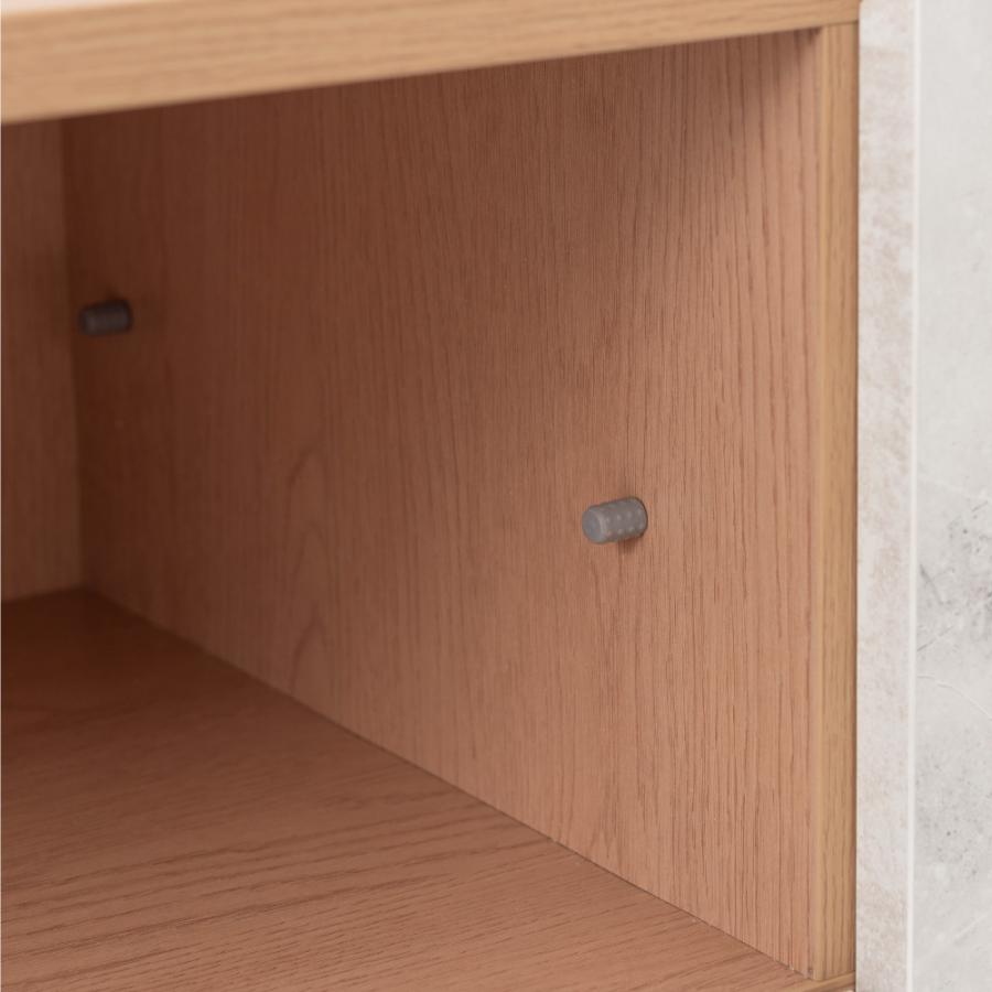 テレビ台 テレビボード 幅180cm ローボード 収納 棚板 引き戸 扉付き スライド 大きい 55インチ 55型 石目調 木目調 おしゃれ ナチュラル ブラック form 東谷 | 東谷 | 05