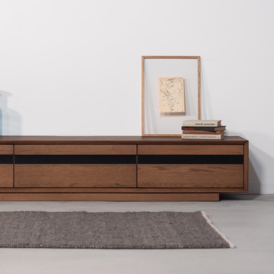 テレビ台 テレビボード 幅150cm ローボード 収納 棚板 引き戸 扉付き スライド 大きい 32型 天然木 脚部取り外し おしゃれ ナチュラル ブラウン form 東谷 | 東谷 | 13