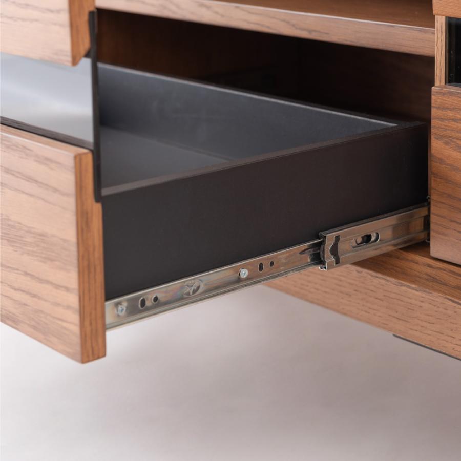 テレビ台 テレビボード 幅150cm ローボード 収納 棚板 引き戸 扉付き スライド 大きい 32型 天然木 脚部取り外し おしゃれ ナチュラル ブラウン form 東谷 | 東谷 | 04