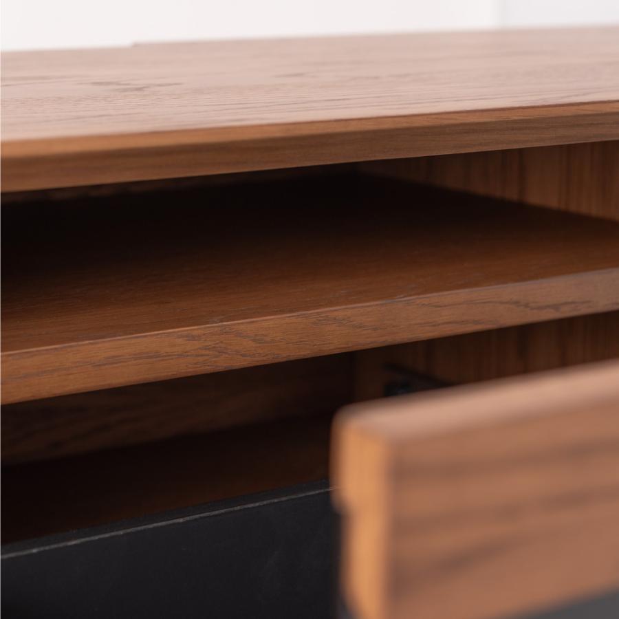 テレビ台 テレビボード 幅150cm ローボード 収納 棚板 引き戸 扉付き スライド 大きい 32型 天然木 脚部取り外し おしゃれ ナチュラル ブラウン form 東谷 | 東谷 | 05