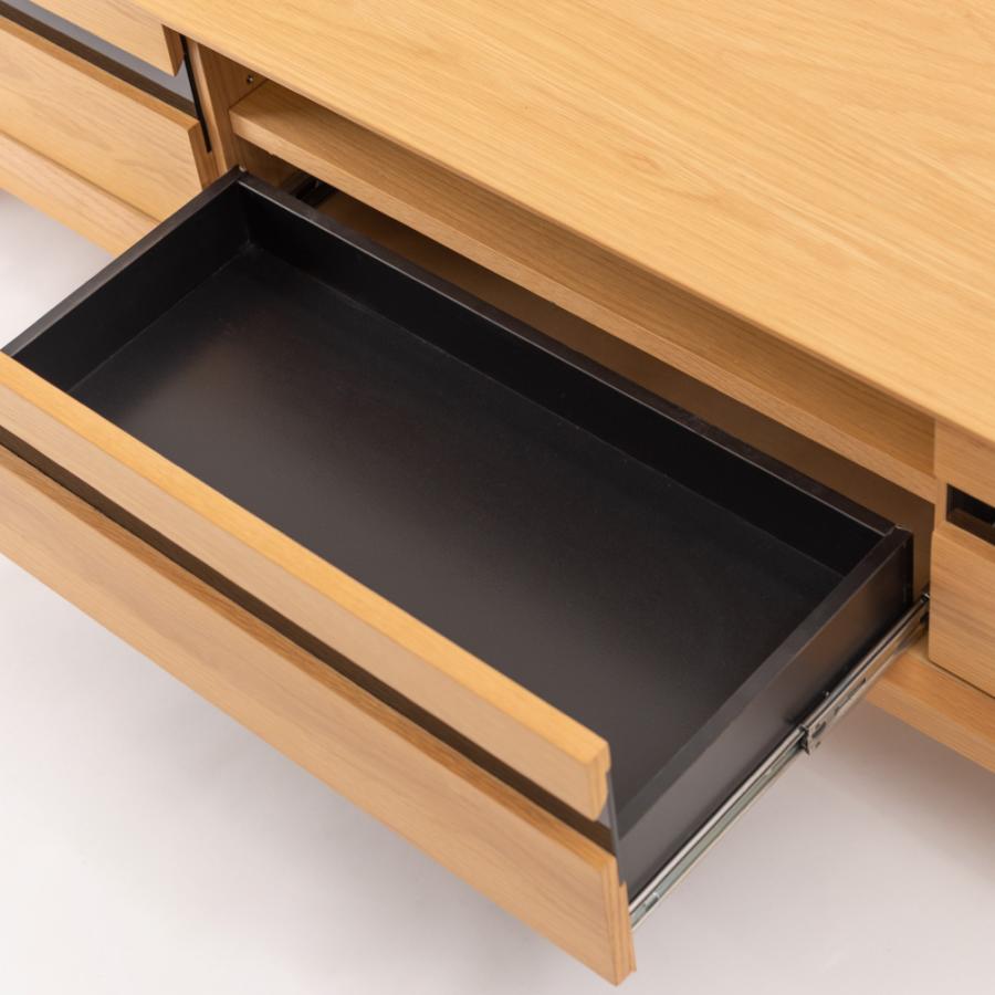 テレビ台 テレビボード 幅180cm ローボード 収納 棚板 引き戸 扉付き スライド 大きい 55型 天然木 脚部取り外し おしゃれ ナチュラル ブラウン form 東谷 | 東谷 | 03